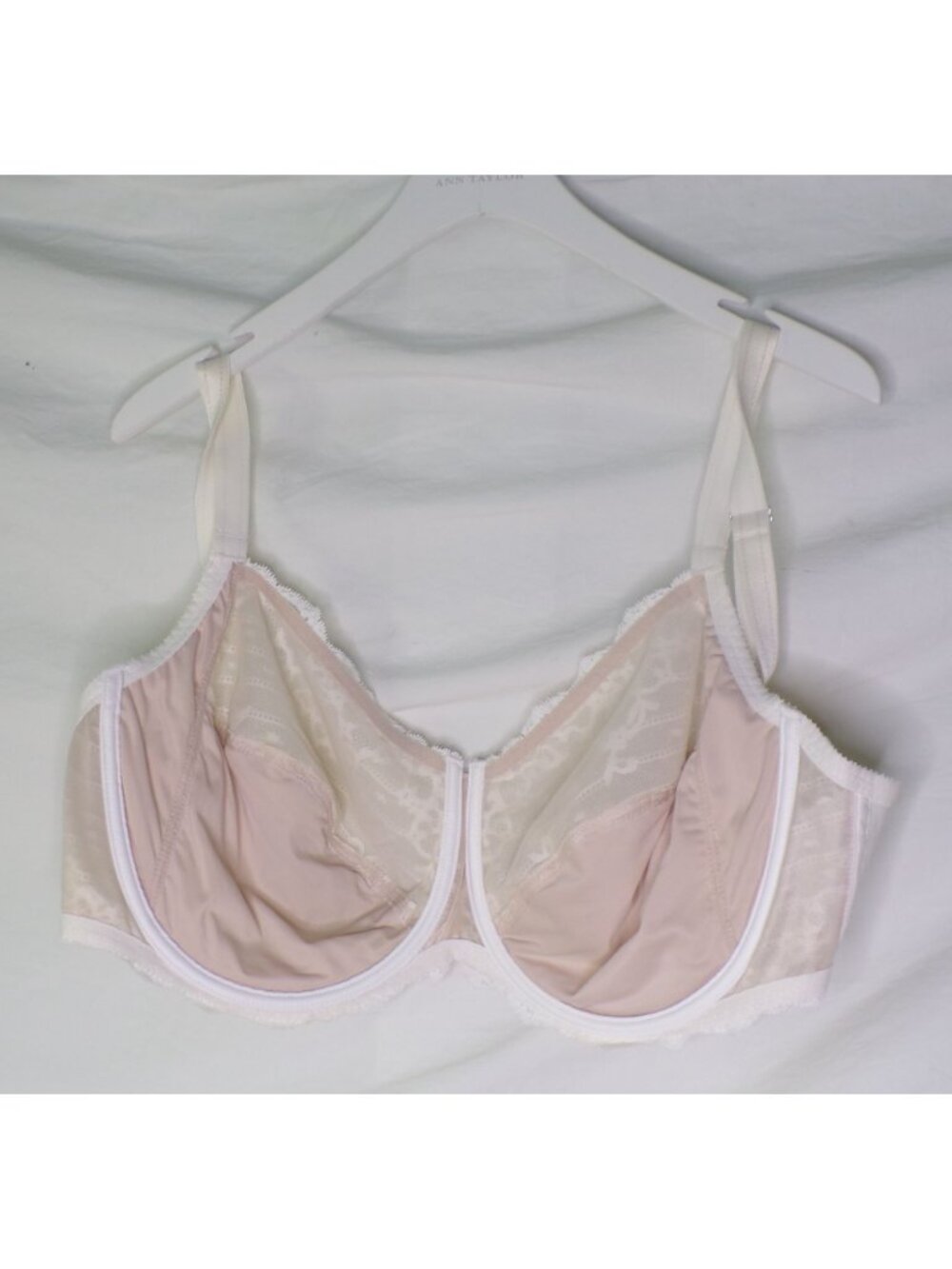 🆕CHANTELLE Rive Gauche Full Coverage Underwire Bra 40DDDD White #3281 - Picture 7 of 7